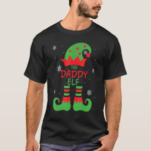 Daddy Elf Family Matching Group Christmas Outfits T-Shirt