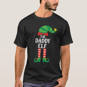 Daddy Elf Matching Family Group Christmas Party T  T-Shirt