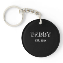 Daddy Est Year Fête des pères Bold Typographie Pho