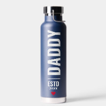 Daddy Established | Custom Date Navy Trendy