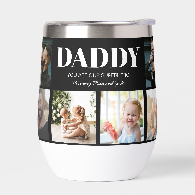 Daddy Father's Day Photo Collage Custom  (Left)