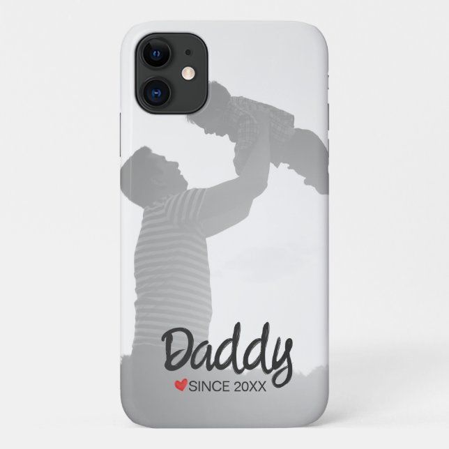 Daddy, first fathers day, first happy father Case-Mate iPhone case (Back)