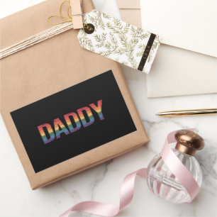 Daddy Gay Pride Month LGBTQ Father's Day Rainbow  Sticker