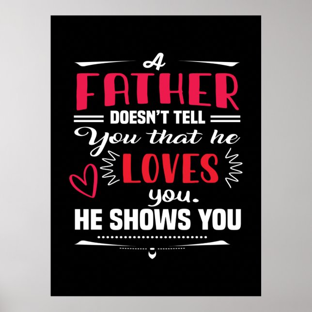 Daddy Gift A Father Does Not Tell Poster (Front)