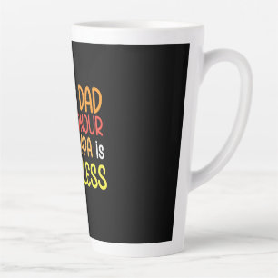 Daddy Gift Being Dad Being Papa Latte Mug