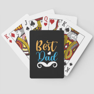 Daddy Gift Best Dad Playing Cards