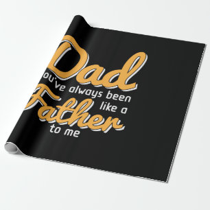 Daddy Gift Father To Me Wrapping Paper