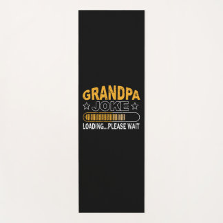 Daddy Gift Grandpa Loading Please Yoga Mat