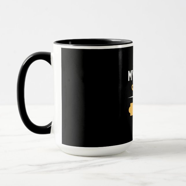 Daddy Gift My Father My Hero Mug (Left)