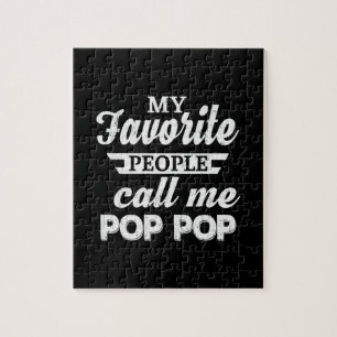Daddy Gift My Favourite People Call Me Papa Jigsaw Puzzle