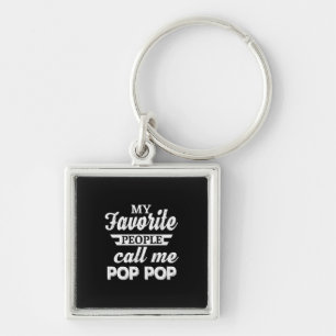 Daddy Gift My Favourite People Call Me Papa Keychain