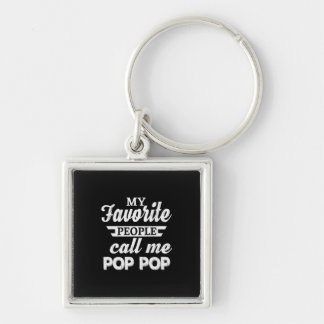 Daddy Gift My Favourite People Call Me Papa Keychain