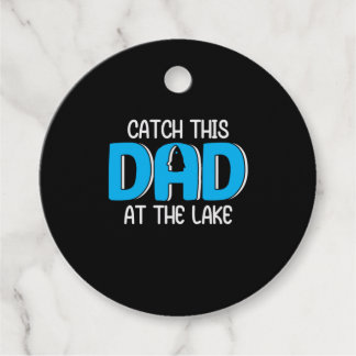 Daddy Gift This Dad At The Lake Favour Tags