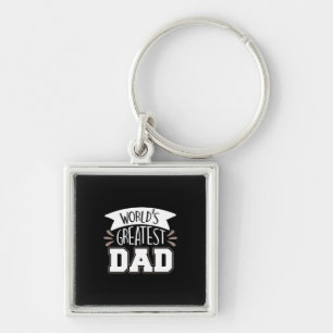 Daddy Gift World's Greatest Dad Keychain