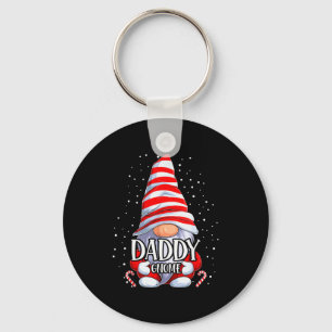Daddy Gnome Christmas Pajamas Matching Family Grou Keychain