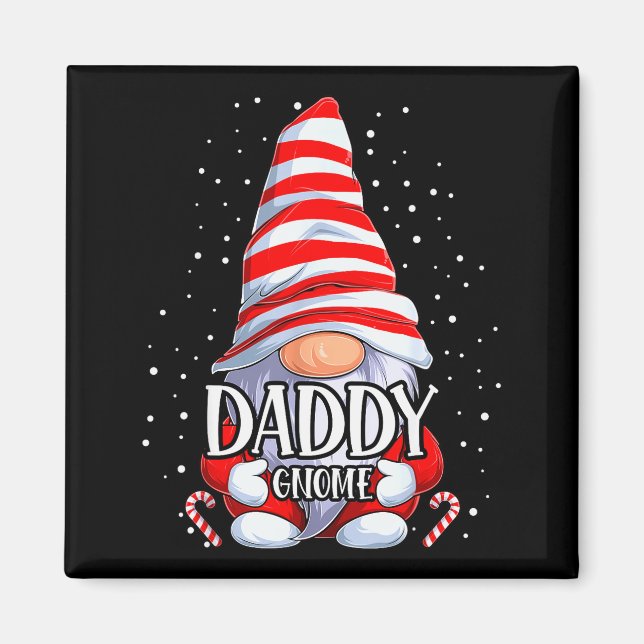 Daddy Gnome Christmas Pajamas Matching Family Grou Magnet (Front)