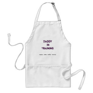 Daddy In Training Baby supply apron