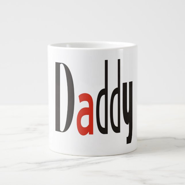 Daddy Jumbo Large Coffee Mug (Front)