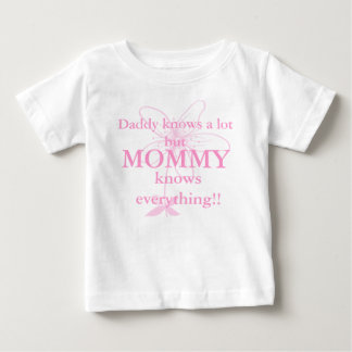 Daddy know a lot but mommy knows everything Tee