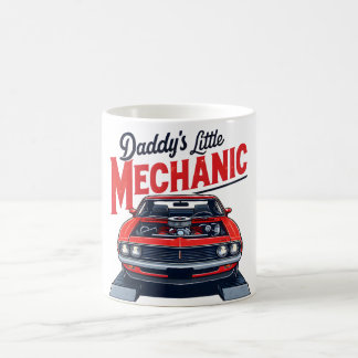 Daddy Little Mechanic Classic Car Keepsake Mug