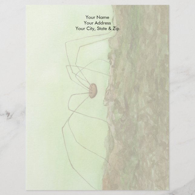 Daddy Long Legs Letterhead (Front)