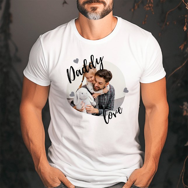 Daddy Love | Cute Photo Father's Day T-Shirt (Creator Uploaded)