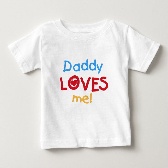 Daddy Loves Me Baby Tutu Bodysuit (Front)