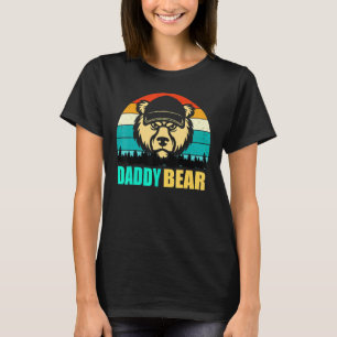 Daddy Loves Me Vintage For Men Daddy Bear T-Shirt