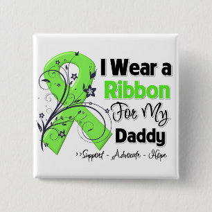 Daddy - Lymphoma Ribbon 2 Inch Square Button