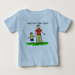Daddy & Me Little Boy Shirt Brunette (Both Sides)