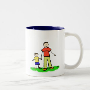 Daddy & Me Mug (Brunette with No Title)