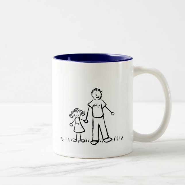 Daddy & Me Mug (Drawing with No Title) (Right)