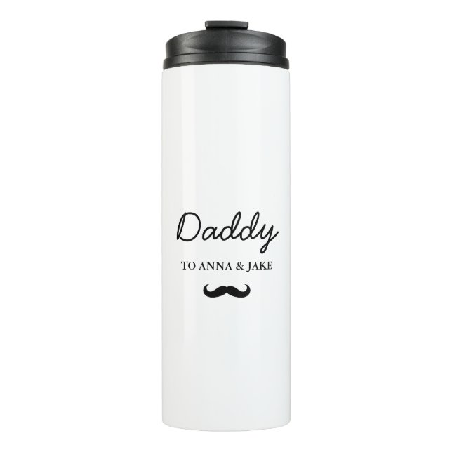 Daddy | Modern Father's Day Thermal Tumbler (Front)
