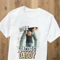 Daddy Modern Simple Grunge Custom Baby Photo