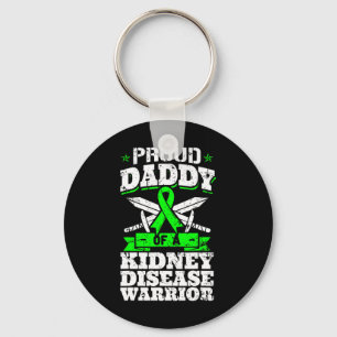 Daddy Of A Kidney Disease Warrior Ckd Awareness Da Keychain