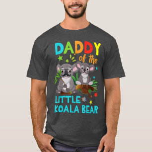 Daddy Of Little Koala Bear Birthday Family Shirts
