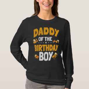 Daddy Of The Birthday Boy Construction Worker Bday T-Shirt