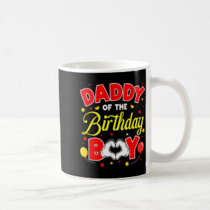 Daddy Of The Birthday Boy Matching Dad Son Family Coffee Mug