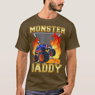 Daddy of the Birthday Boy Monster Truck Matching F T-Shirt