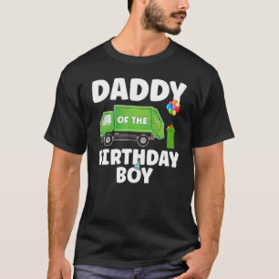 Daddy Of The Birthday Boy Recycling Trash Themed G T-Shirt