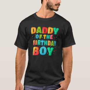 Daddy Of The Birthday Boy   Rex Dinosaur Dad Papa  T-Shirt