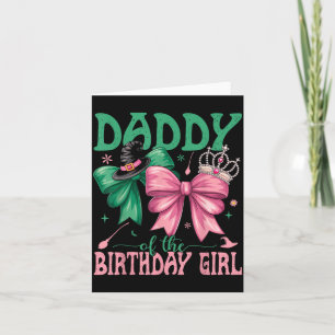 Daddy of The Birthday Girl Matching Witch Family Card