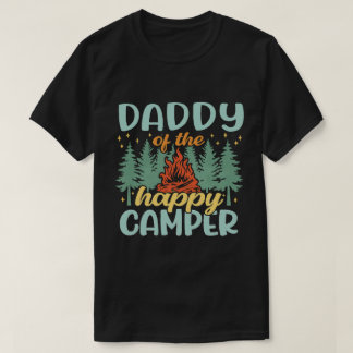 Daddy of the Happy Camper Retro Camping Shirt
