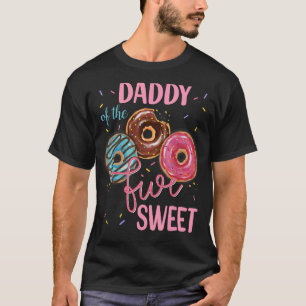 Daddy Of The Sweet Five 5th Doughnut Birthday Part T-Shirt
