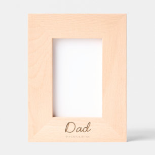 Daddy Personalized Kids Names Modern Father’s Day  Etched Frames