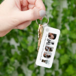 Daddy Photo Collage Keepsake, Father's Day Gift Keychain<br><div class="desc">This is a keychain with a photo collage that spells out the word DADDY along with a custom message. This is the perfect gift for dad for father’s day,  his birthday or Christmas.</div>