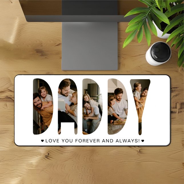 DADDY Photo Letters Father's Day   Desk Mat (Creator Uploaded)
