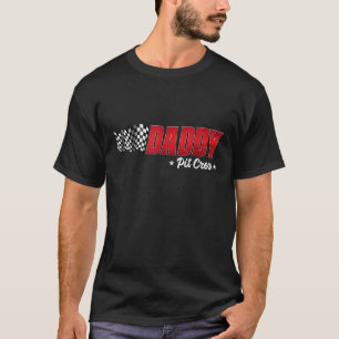 Daddy Pit Crew Race Car Birthday Family Racing Adu T-Shirt