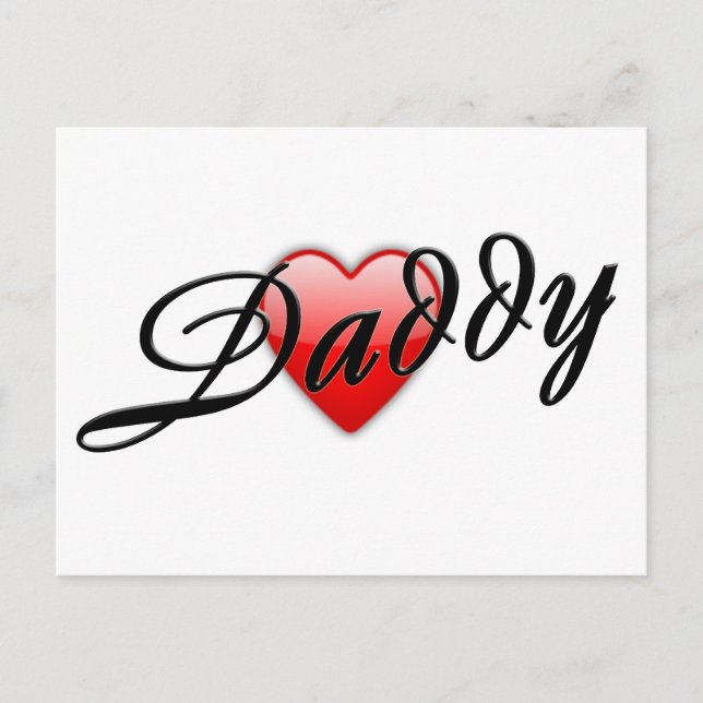 Daddy Postcard (Front)