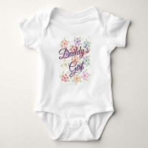 Daddy Romper For Little Girl